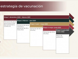 Presentan estrategia de vacunación contra el COVID-19 en México