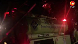 Provoca cohete incendio en Villa Unión