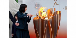 Tokio celebra que faltan 100 días para el relevo de la antorcha olímpica