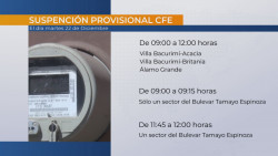 Se quedarán sin luz el 22 de diciembre