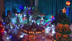 Gran decoración navideña de la familia Lizárraga Lem