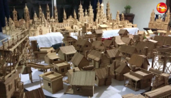 Con palillos de madera crea increíbles figuras
