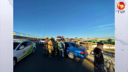 Escenifica puente vehicular dos accidentes en Mazatlán