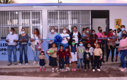 Estrenará nueva aula los alumnos de la escuela primaria Guillermo Prieto, en Rosario