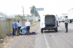Atropellan y muere motociclista