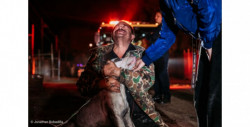 Mario lloró de alegría al recuperar a su perro a pesar de perderlo todo en un incendio: Mexicali se une para ayudarlo