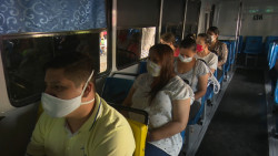 Hasta 24 sanciones al día en el transporte público por violar medidas sanitarias