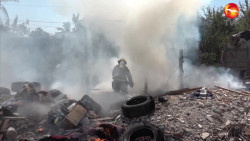 Bajan incendios por pirotecnia, pero repuntan los de baldíos en Mazatlán