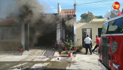 Se incendia vivienda en la Salvador Allende