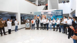 Regresa delegación sonorense del IMSS que apoyó la pandemia en el centro del país