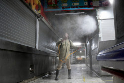 Sanitizan Mercados de Culiacán