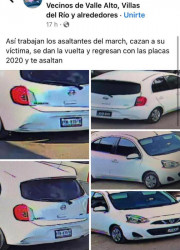 Detienen a dos del March blanco