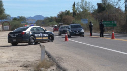 Continúan retenes en Álamos por covid 19