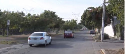 Como pista de carreras la avenida