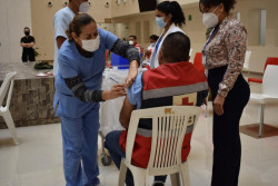 34 elementos de cruz roja Culiacán fueron vacunados contra el covid19