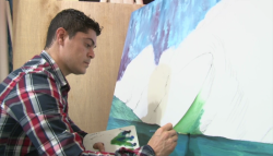 "Torete" es un joven apasionado por el arte