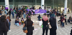 Feministas se manifiestan en Los Mochis