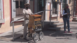 Música de Organillo "inunda" las calles del centro histórico de Culiacán