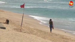 Robos llegan hasta la playa en Mazatlán, se llevan los banderines