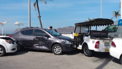 Carambola vehicular en Avenida del Mar