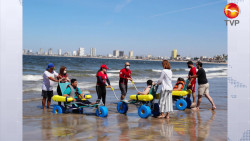 Con éxito el programa de playa incluyente en Mazatlán