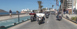 Motociclistas no olvidan la tradición y se vienen de fin de semana a Mazatlán