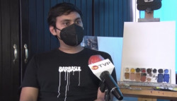 Josué Salazar, un joven artista visual
