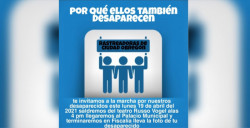 Rastreadoras marcharán por los hombres desaparecidos