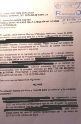 Denuncia Morena-PAS ante FGE y FEPADE a Evelio Plata, secretario de Pesca estatal