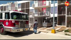 Se incendia vivienda en Higueras Residencial