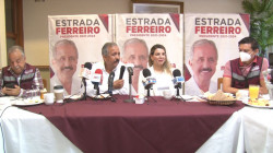 Encabeza las encuestas dice Jesús Estrada