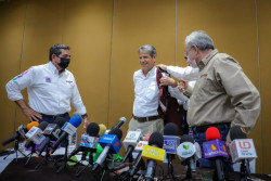 Tomás Saucedo se une a la campaña de Rubén Rocha Moya