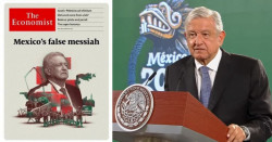 "Majadera", "muy grosera" y "mentirosa": así describió AMLO a la portada de The Economist
