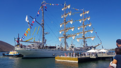 Llega a Topolobampo el buque escuela Cuauhtémoc