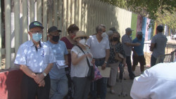 Reciben adultos mares de 60 y más la segunda dosis de la vacuna covid