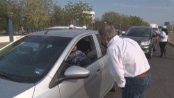 Cierra campaña "El Pío" en concurrido crucero vial de Culiacán