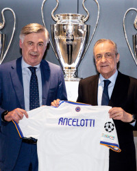 Carlo Ancelotti es nuevo Director Tecnico del Real Madrid