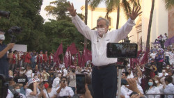 Cierra campaña Rocha Moya en el centro de Culiacán