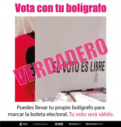No se le olvide su cubrebocas este día de la jornada electoral