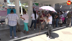 Persiste desorden en jornada de vacunación de adultos mayores