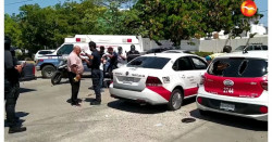 Agreden con piedras y palos a taxistas rojos en Mazatlán
