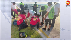 Derrapa joven en el Paseo Claussen