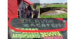 El socavón de Puebla se convirtió en un centro turístico que hasta vende elotes y micheladas (video)