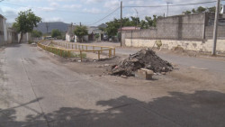Arroyo sucio en Villa Bonita