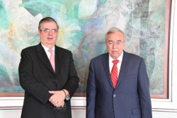 Se reune  Rubén Rocha con Marcelo Ebrard