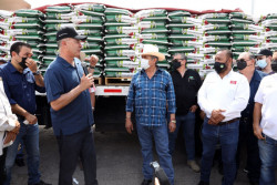 Entregan 53 mil bolsas de semillas de sorgo a temporaleros