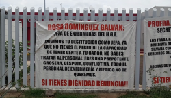 Paro de labores en Hospital de Escuinapa, exigen destitución de personal administrativo