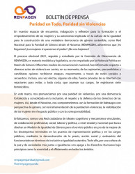 RENPAGEN se pronunciaron por una paridad sin violencia