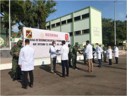 Entrega la SEDENA reconocimientos al personal de salud