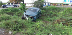 Tren embistió a automóvil en Escuinapa